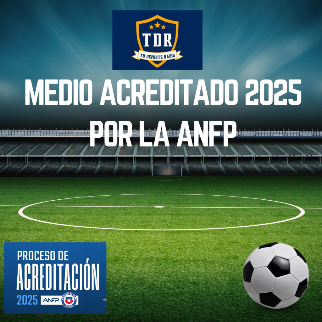 Tu Deporte Radio ha sido acreditado como medio digital para cubrir el Campeonato Chileno 2025. 1 Soccer match announce Instagram post